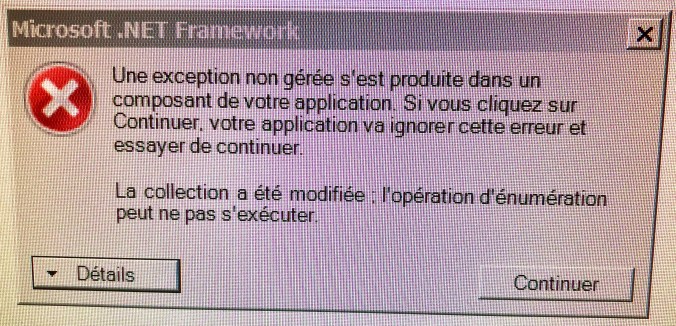 Baffling error message